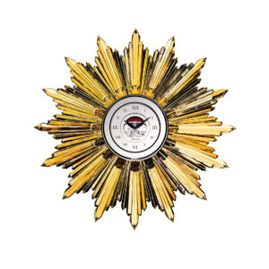 Horloge Soleil Or Wall Clock Baccarat