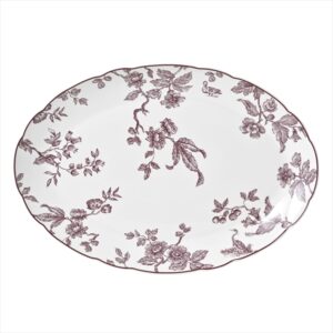Albertine Prune Oval Platter 39.5 cm Bernardaud