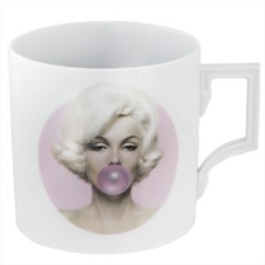 Big Mug, Legends blowing Bubbles - by Michael Moebius, Marilyn, pink, V 0,5 l Meissen