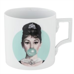 Big Mug, Legends blowing Bubbles - by Michael Moebius, Audrey, blue,V 0,5 l Meissen