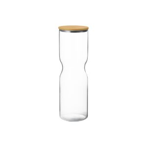 Alfredo Canister X-Large  Glass  Yellow SS Lid 2L Georg Jensen