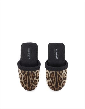 LEONARDO SLIPPERS BLACK XL
