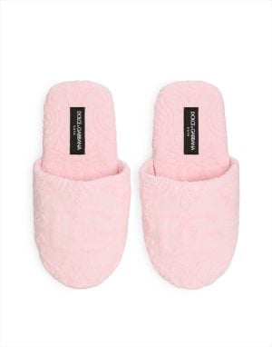 CROSSWISE SLIPPERS - JACQUARD PINK